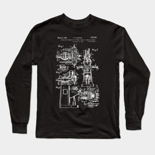 Bridgeport Milling Machine Patent 1942 Long Sleeve T-Shirt